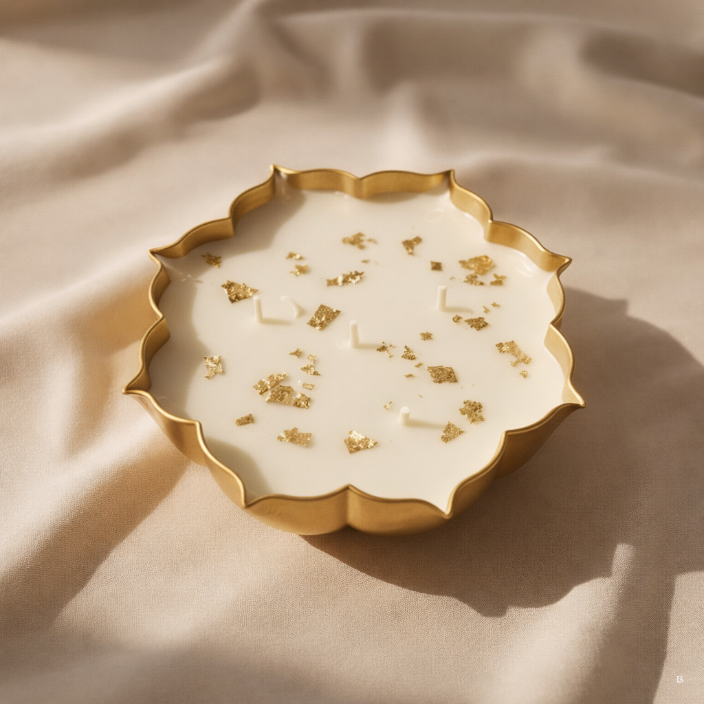 Gold Foil Urli Candle
