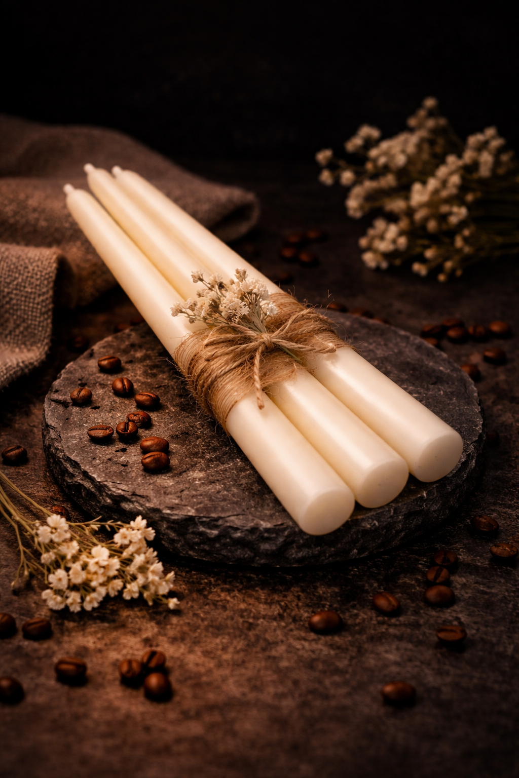 Elegant Taper Candles Set