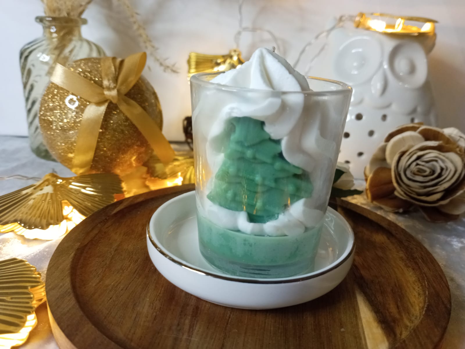 Bougie sapin de Noël