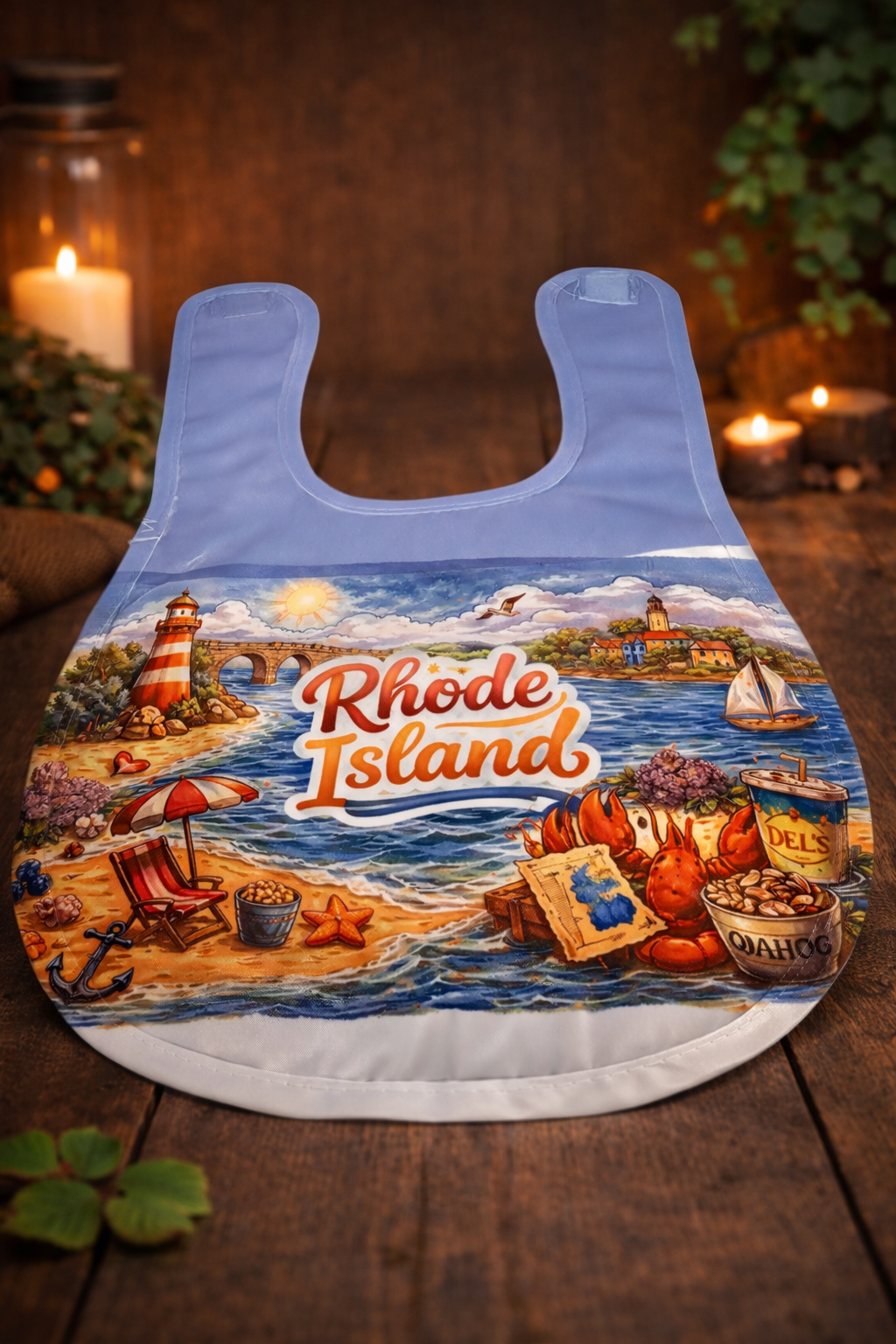 Rhode Island Souvenir Bib