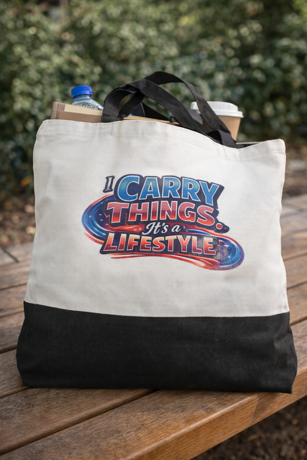 Lifestyle Canvas Tote Bag