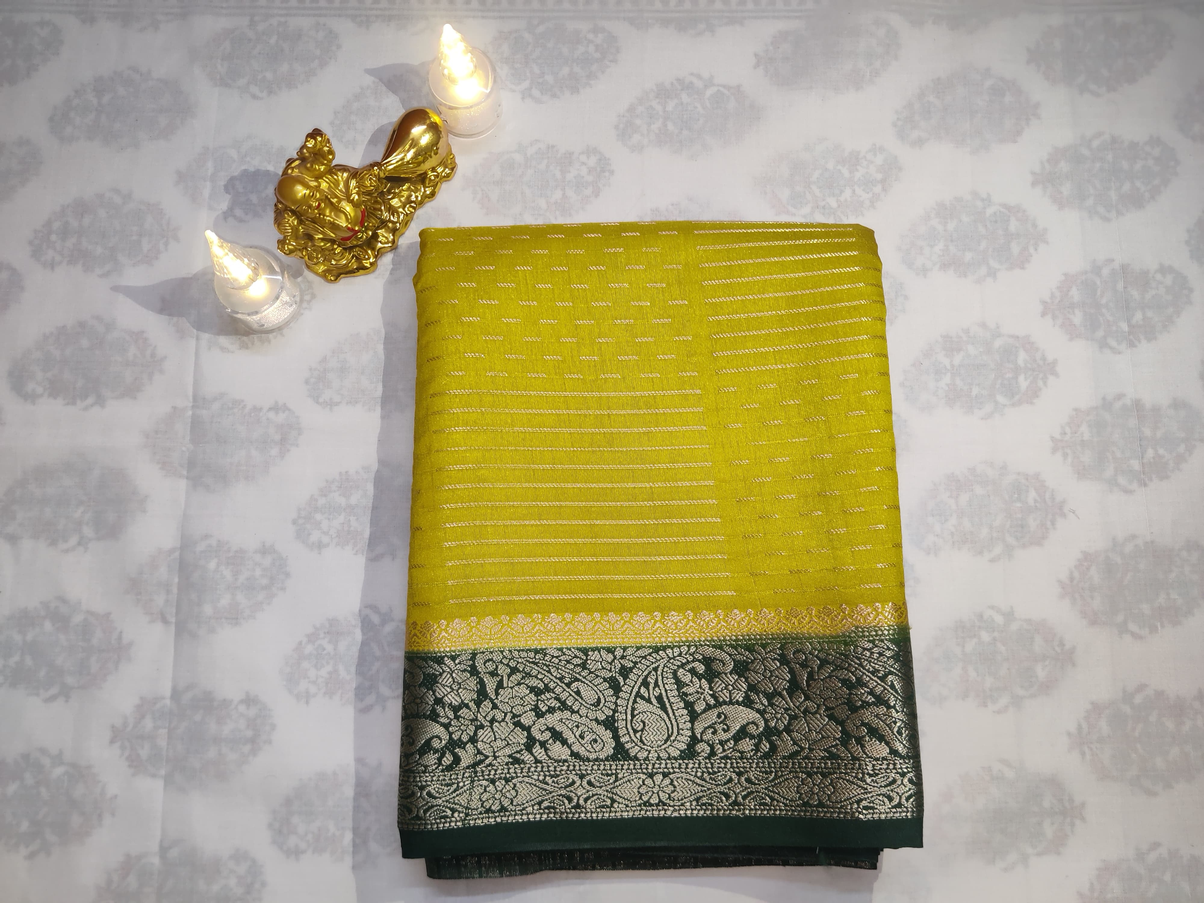 Yellow Cadbury Saree