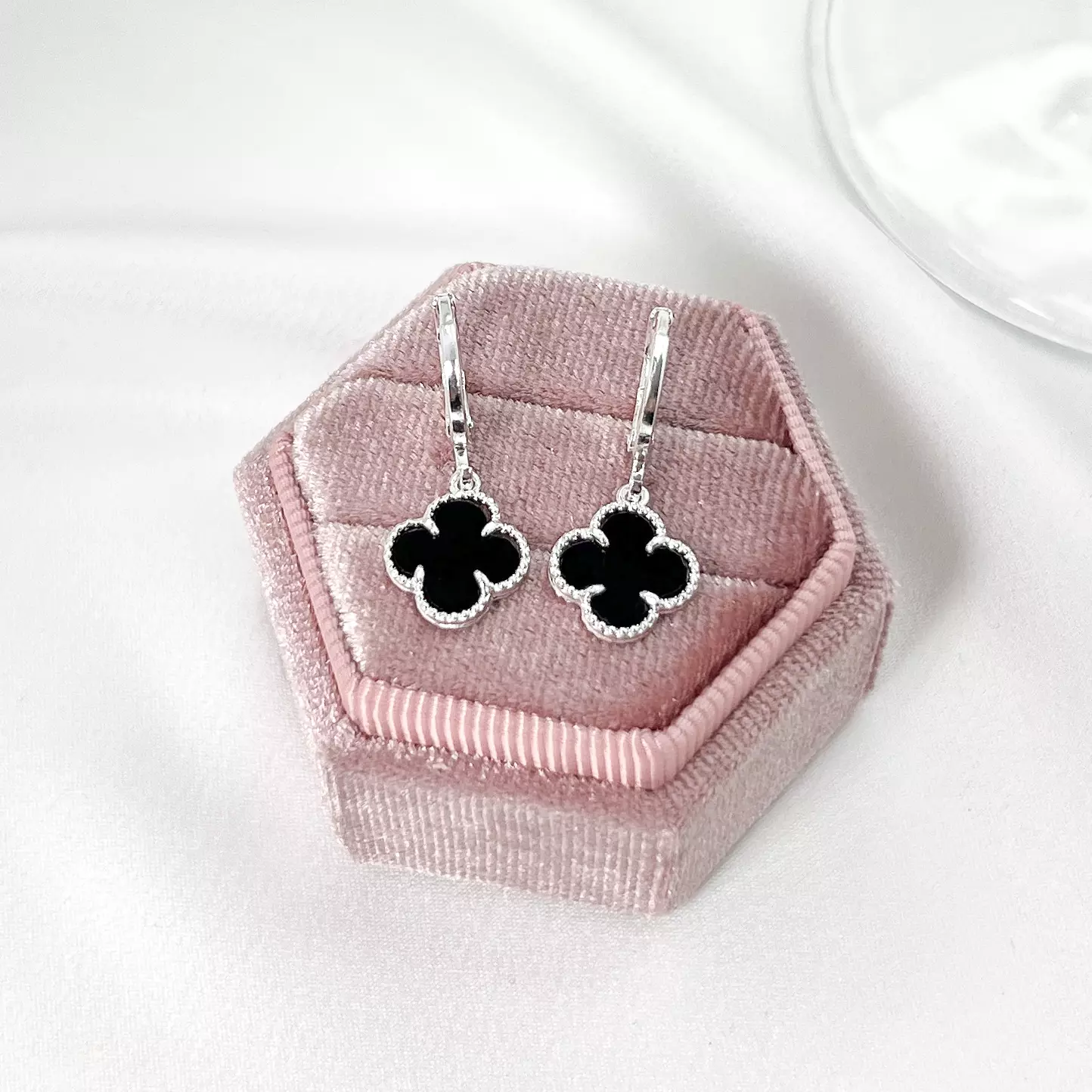 Argolinhas Trevo Preto