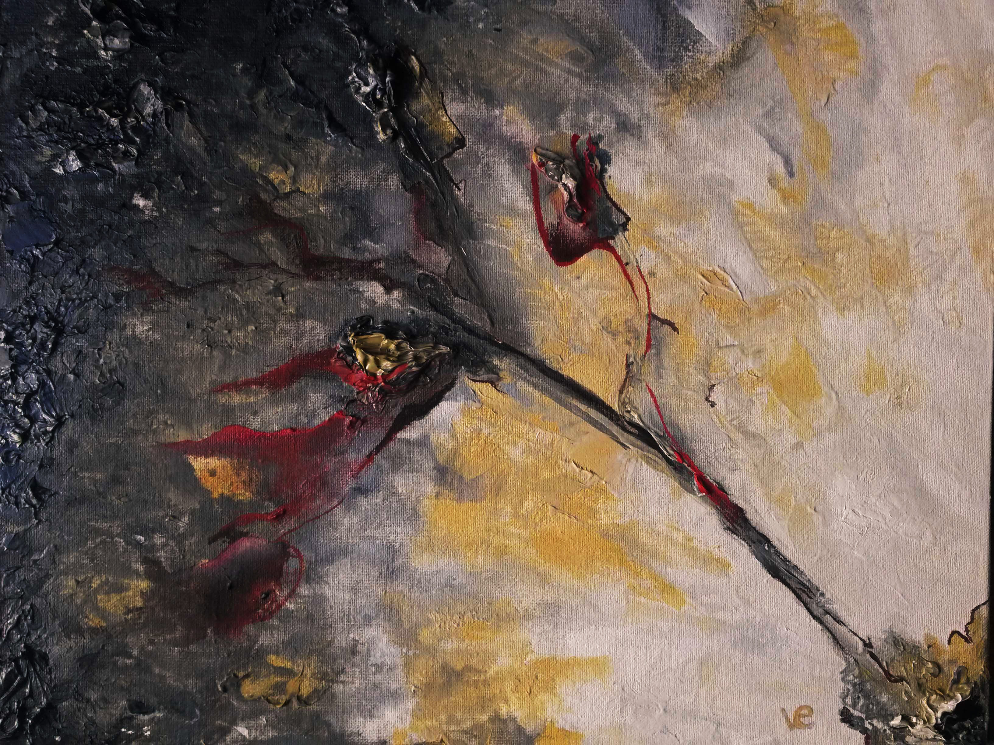 Lo esencial es invisible a los ojos | Serie esencia| 24cm x 30cm | Oleo sobre cartón entelado