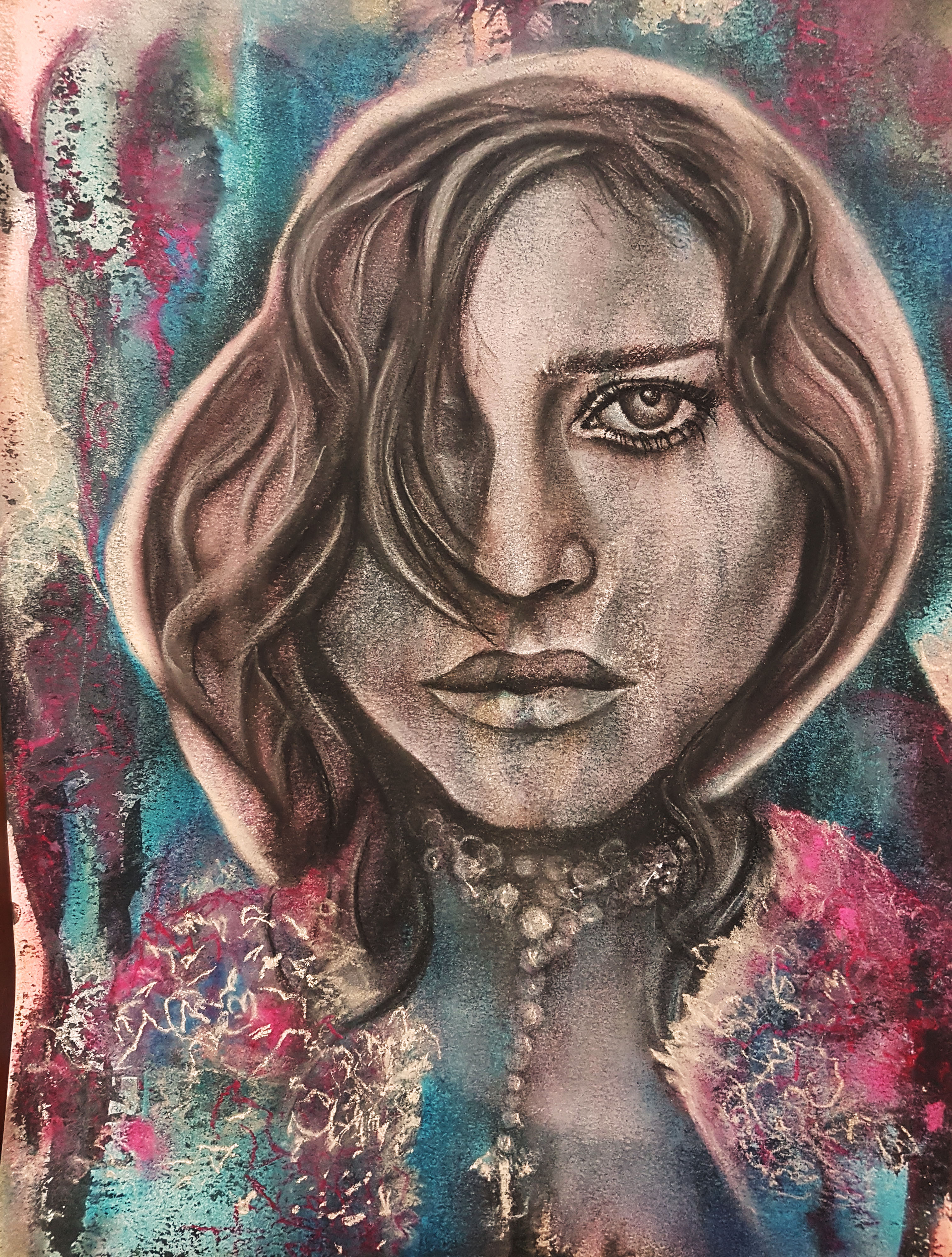 Conciencia detrás de los pensamientos. 24cm x 30cm