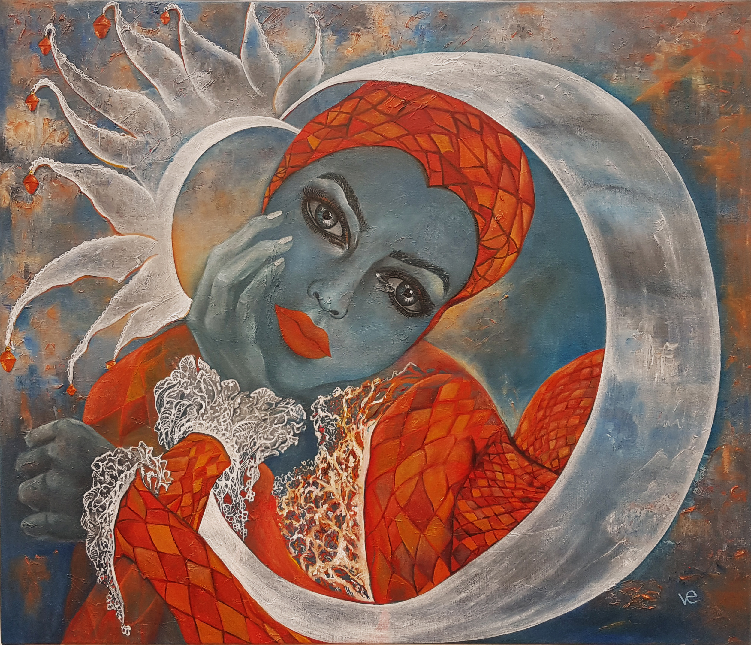 Rubi, mi arlequina | 70cm x 60cm