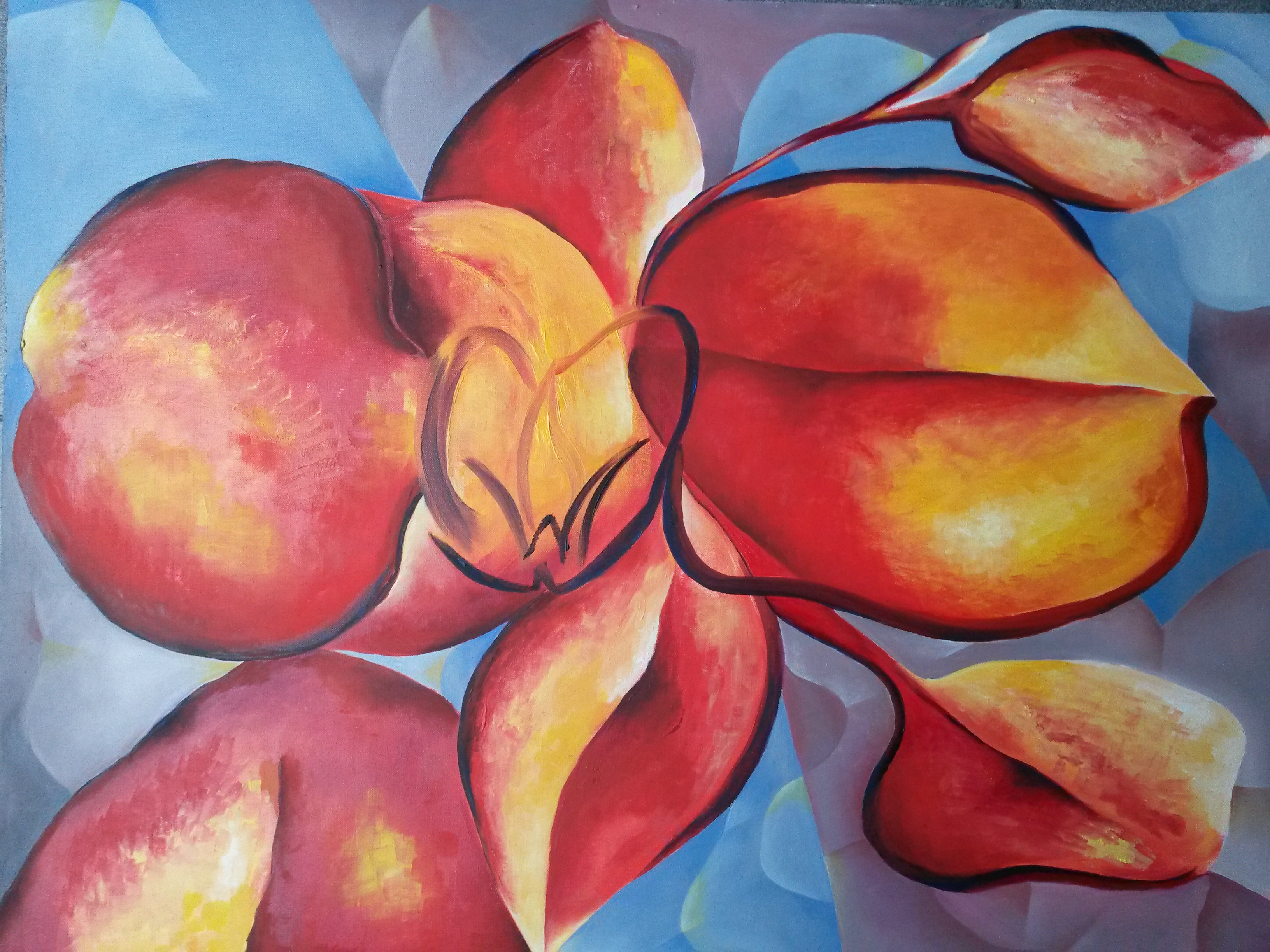 Koyo, otoño | Oleo sobre papel entelado | 50cm x 65cm