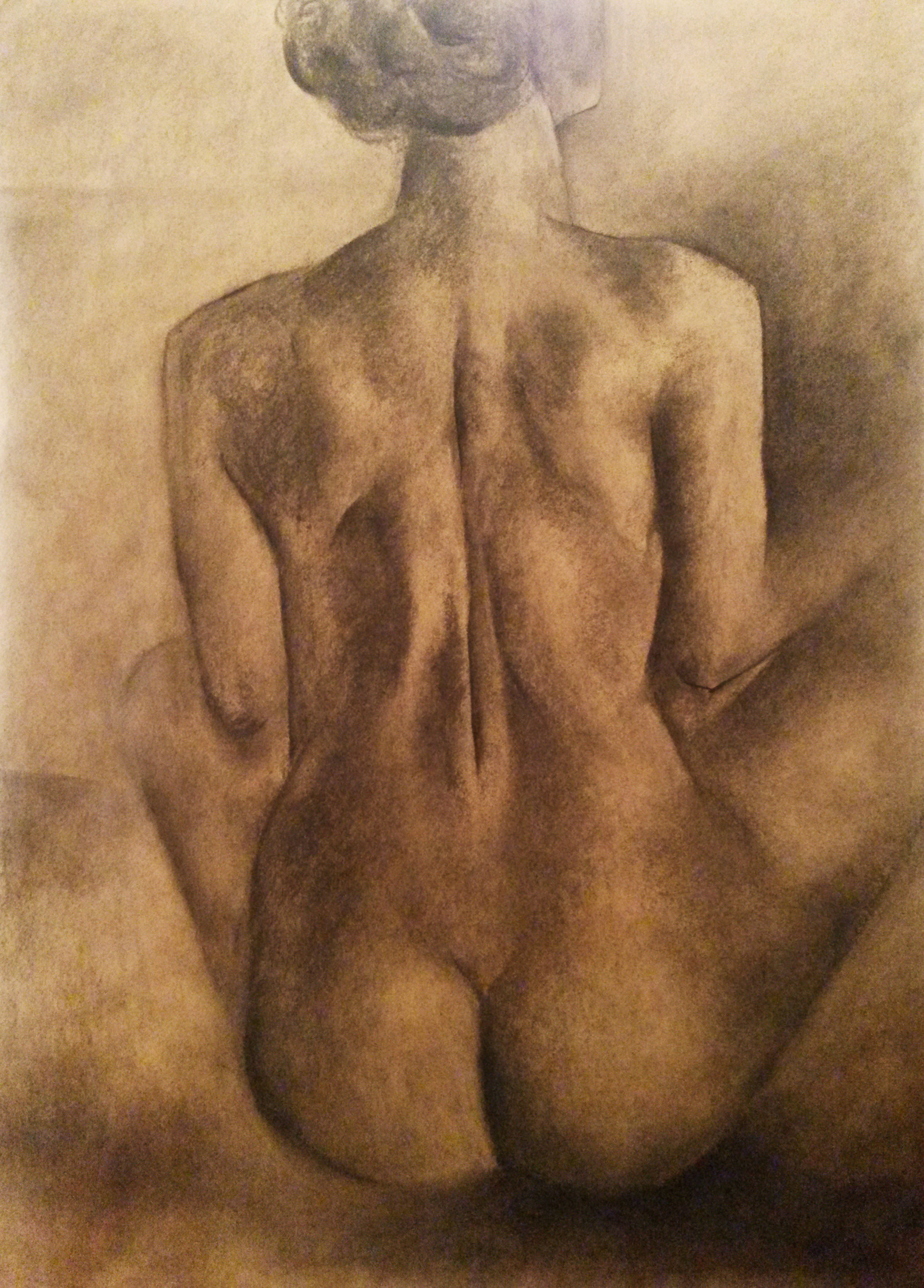 Que enigma ocultas | Carbonilla sobre papel