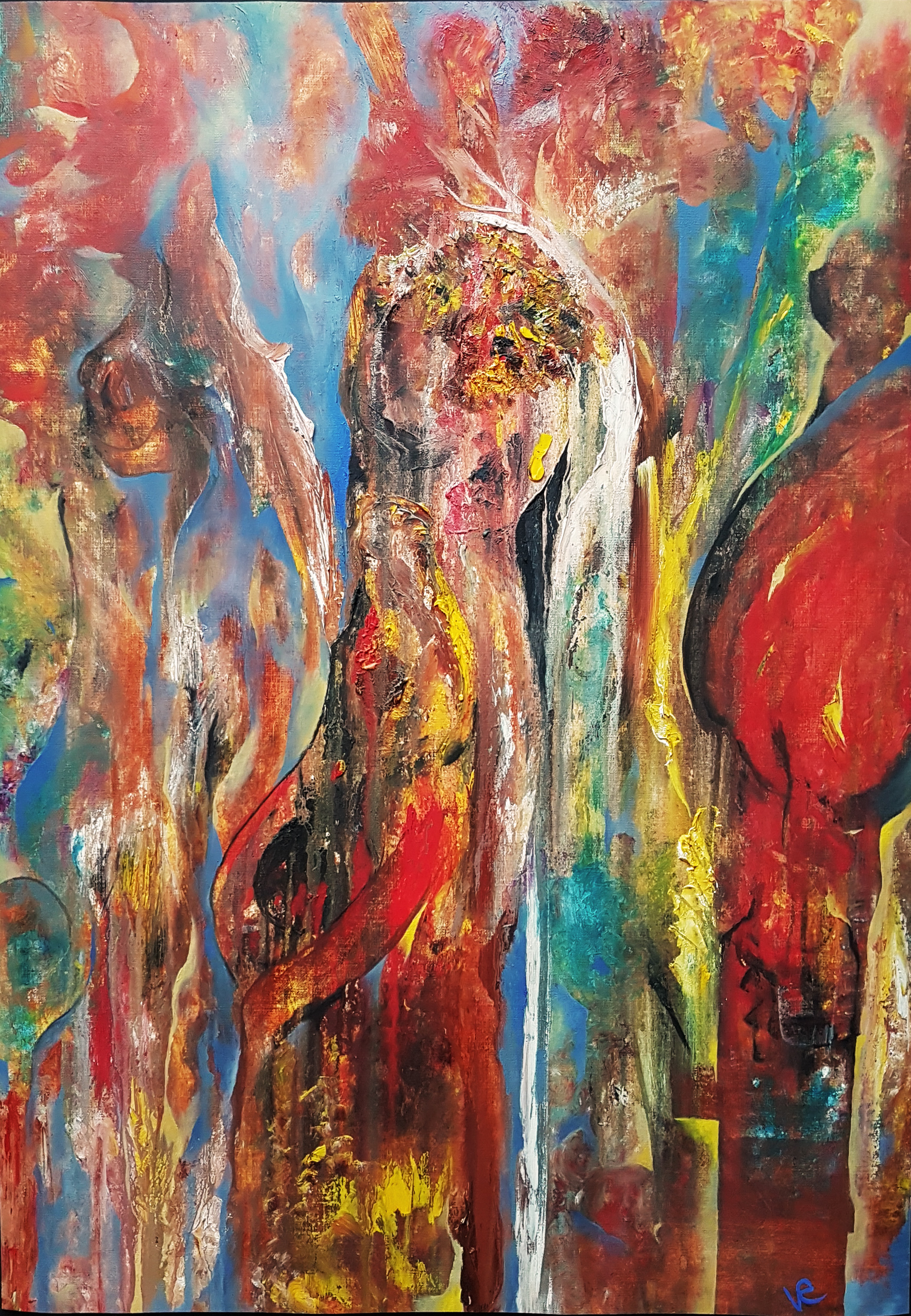 Perdido. Serie Inconsciente. 50cm x 65cm