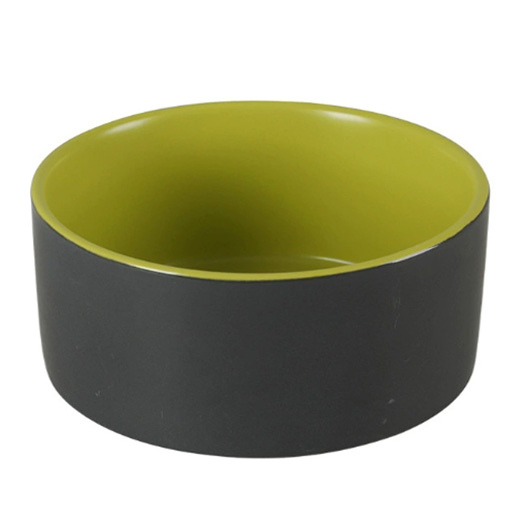 NUXIE® keraminis dubenėlis katėms ir šunims, juodas ir mėlynas, 400 ml