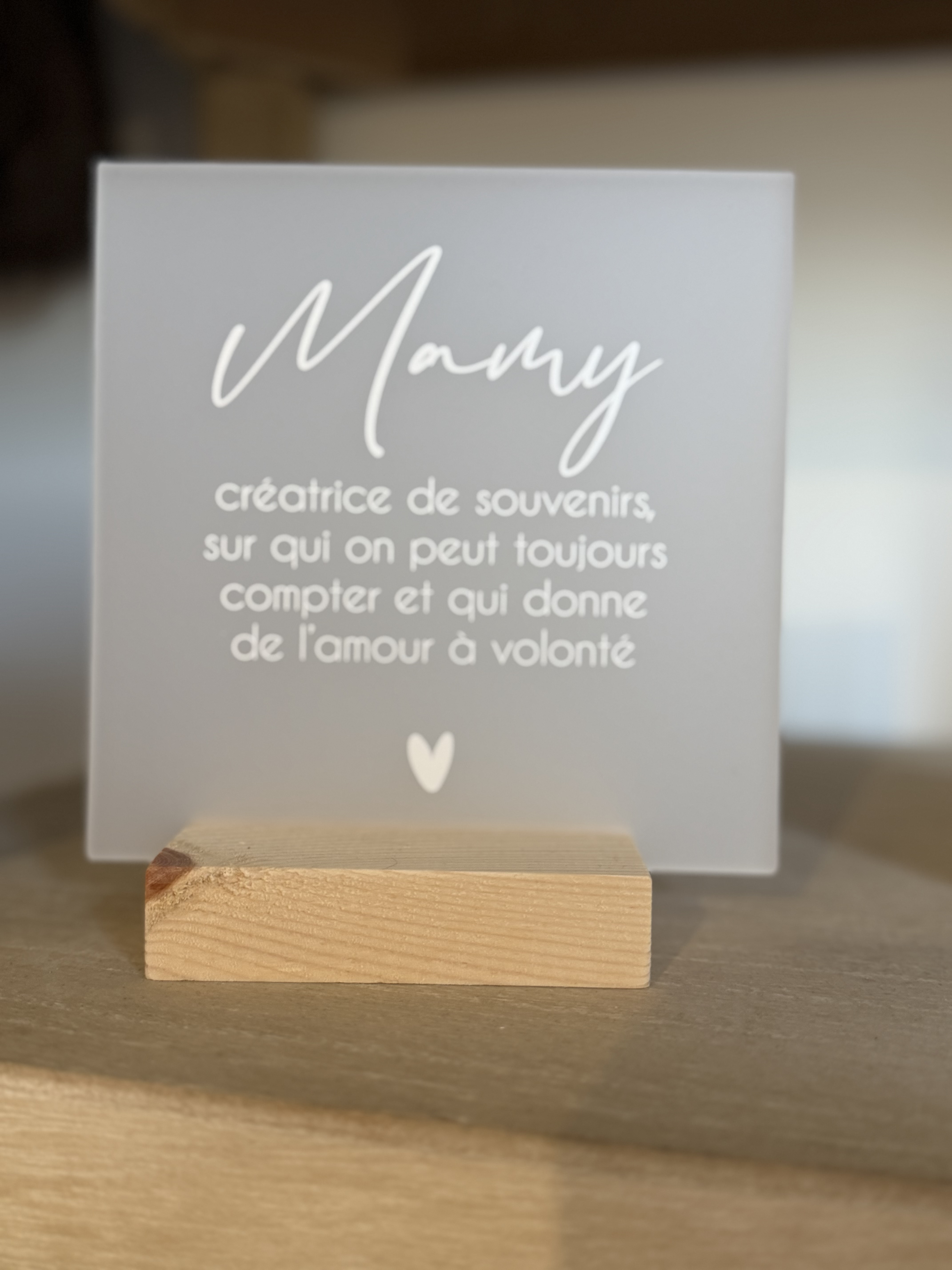 Plaque dédicace 'Mammy'