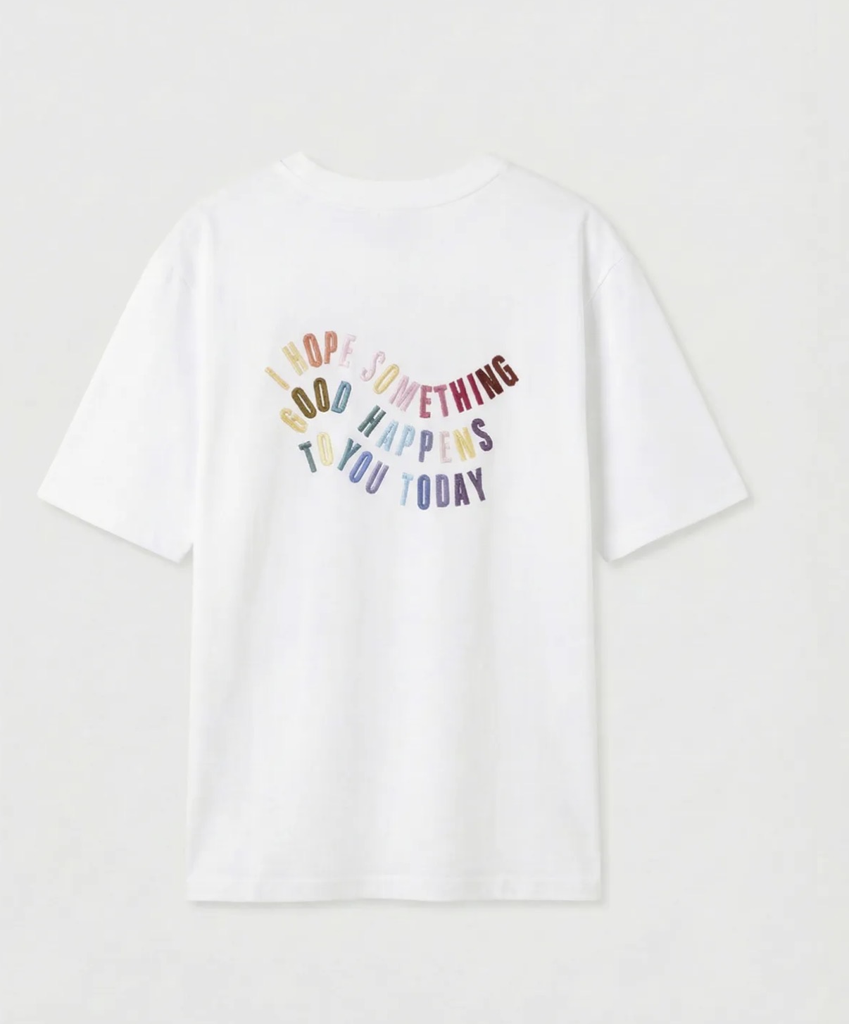 T-shirt blanc cœur rose