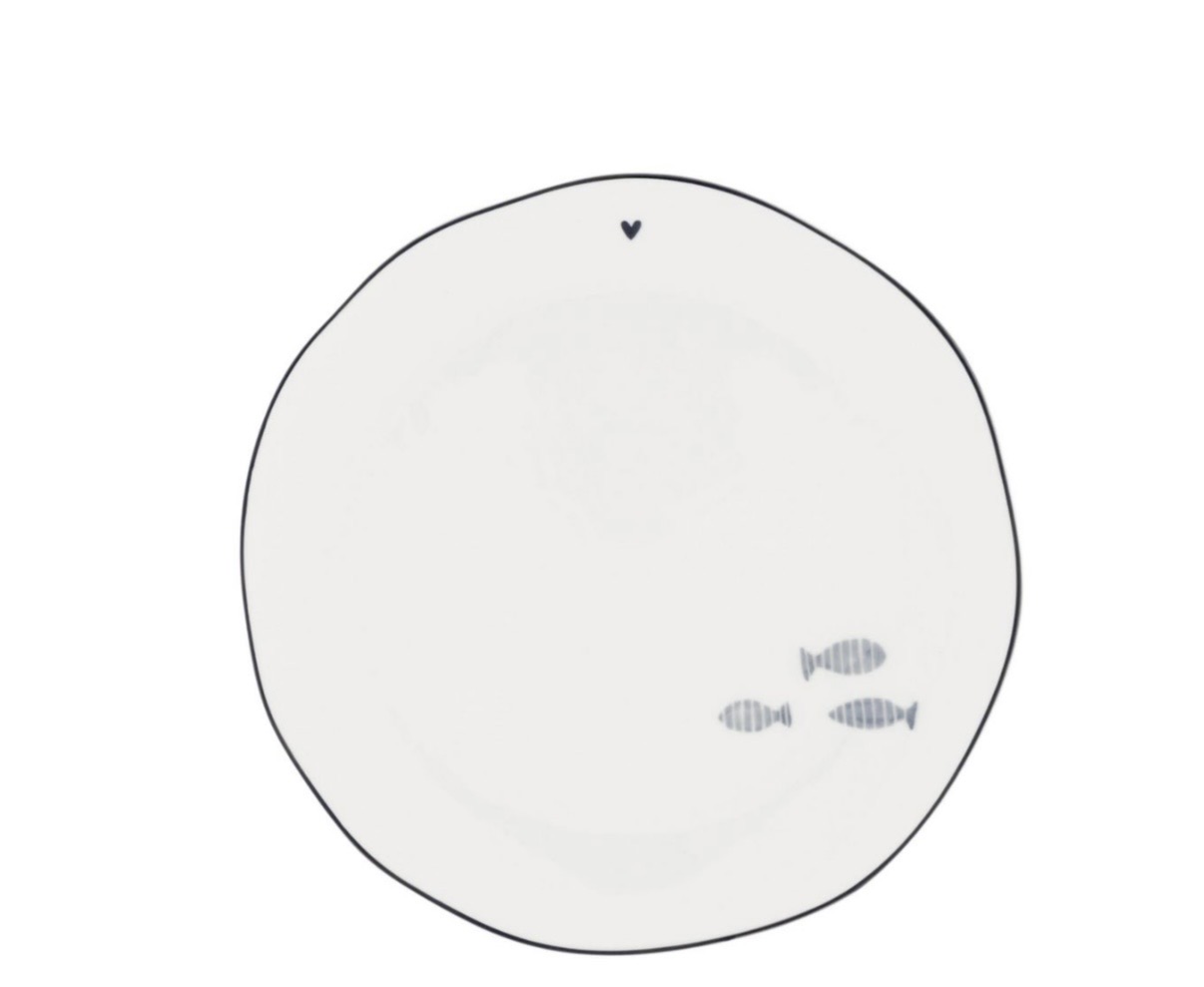 Assiette en céramique poisson