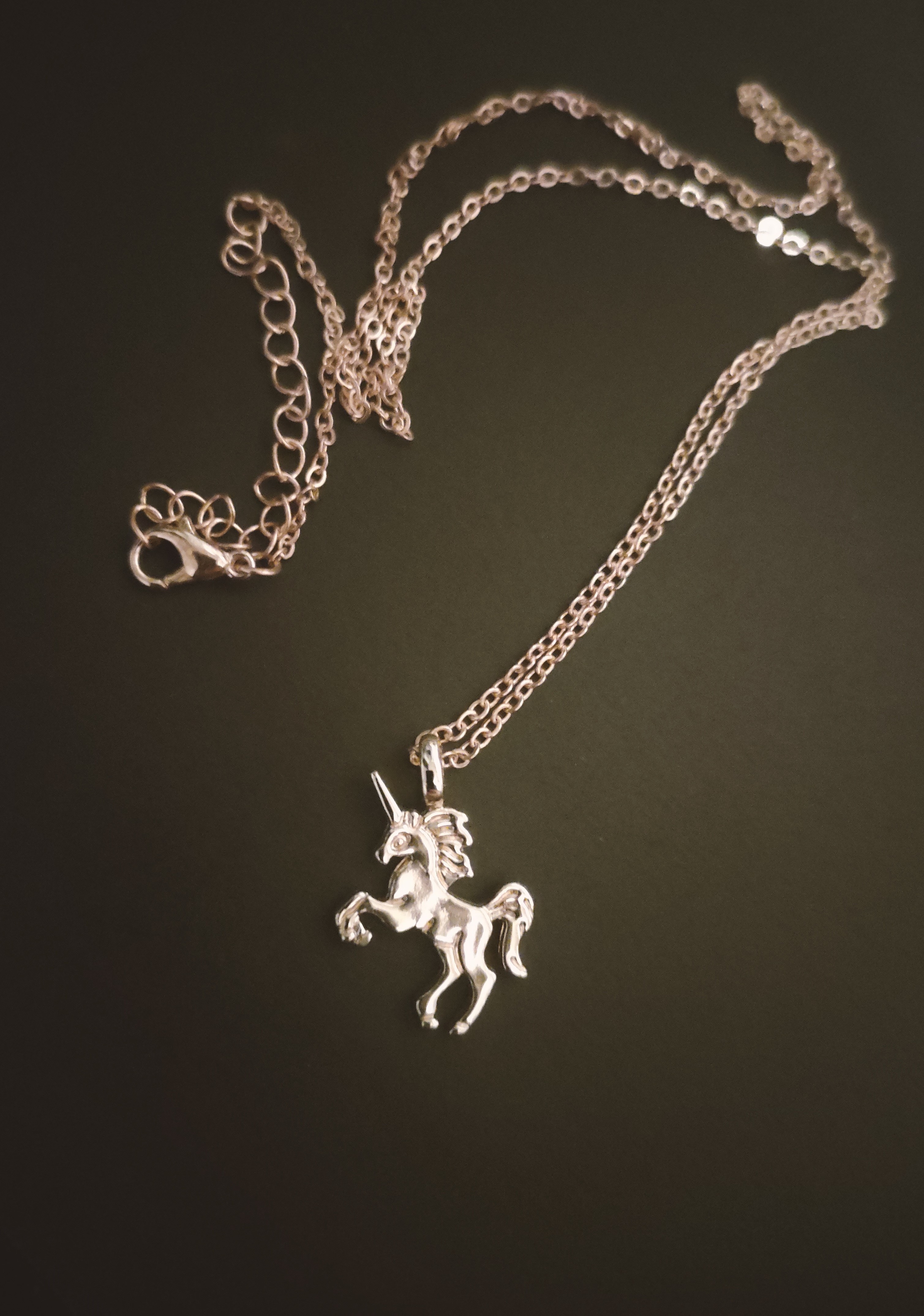 Gold Plated Unicorn Necklace