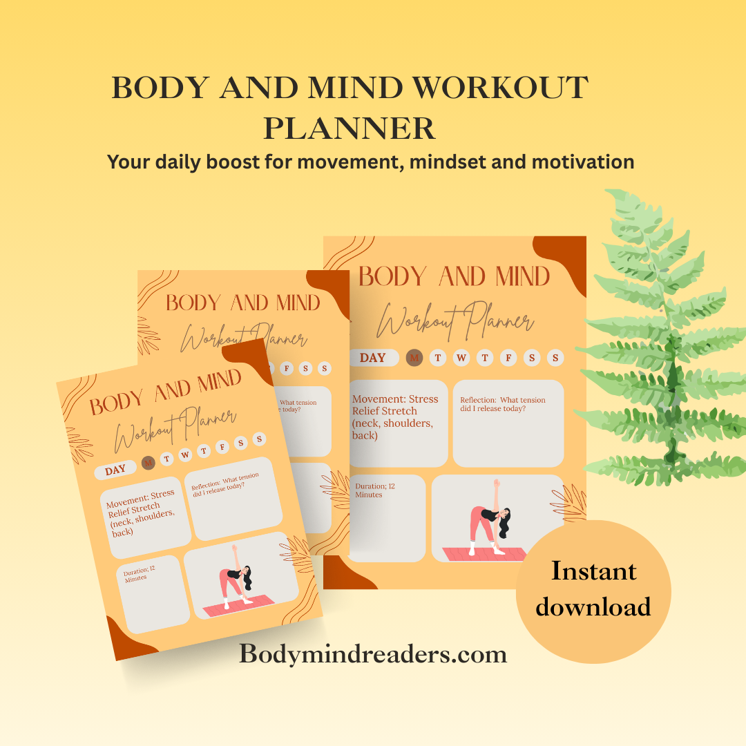 Body and Mind Workout Planner