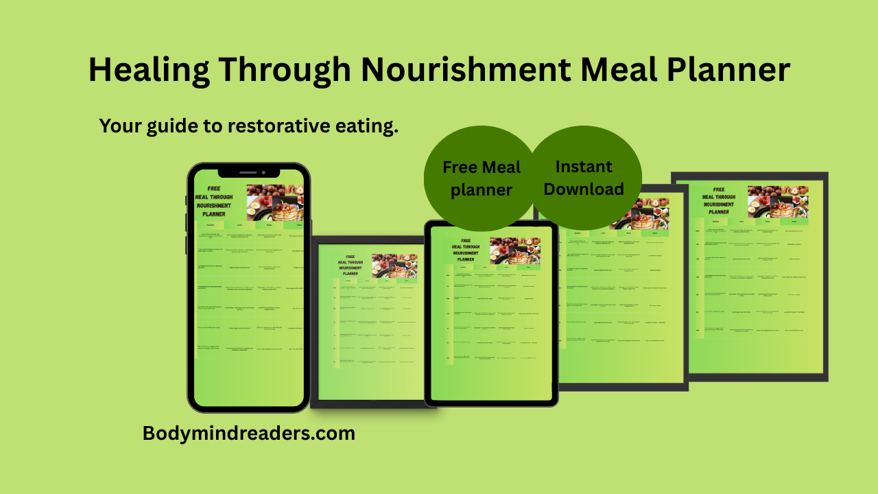 Healing Nutrition Weekly Planner