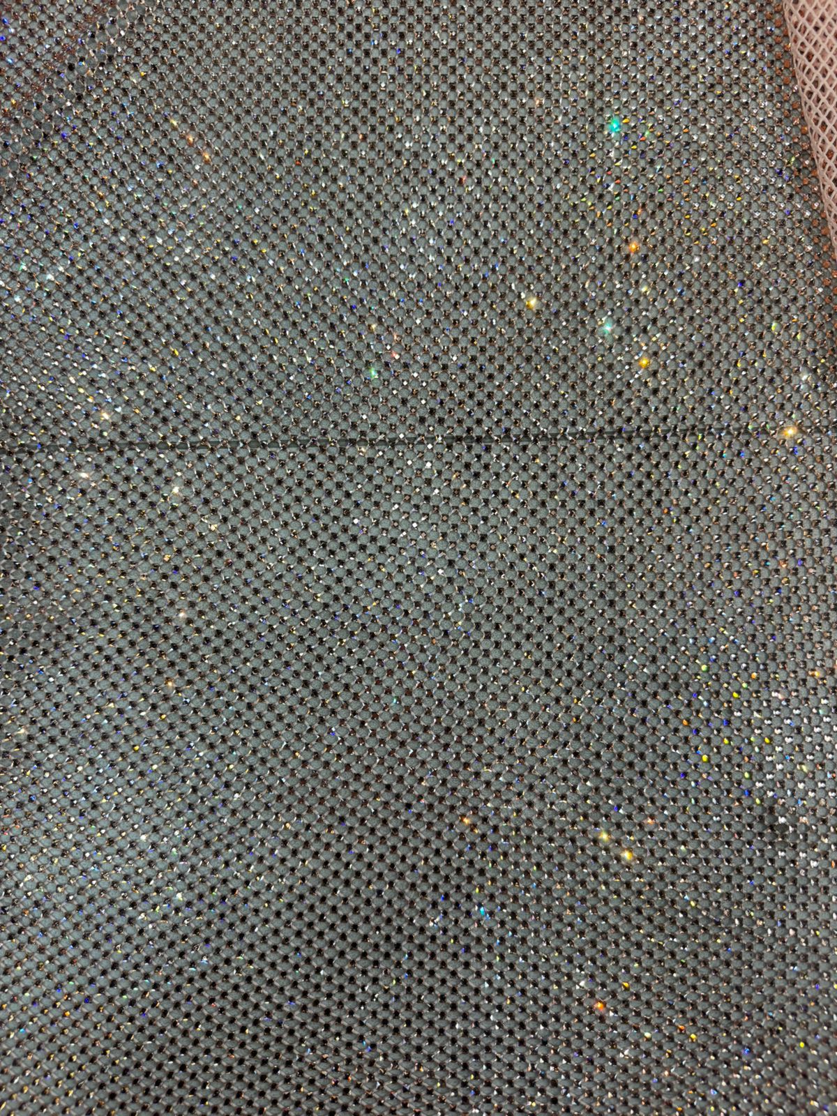 Rhinestone Mesh Fabric