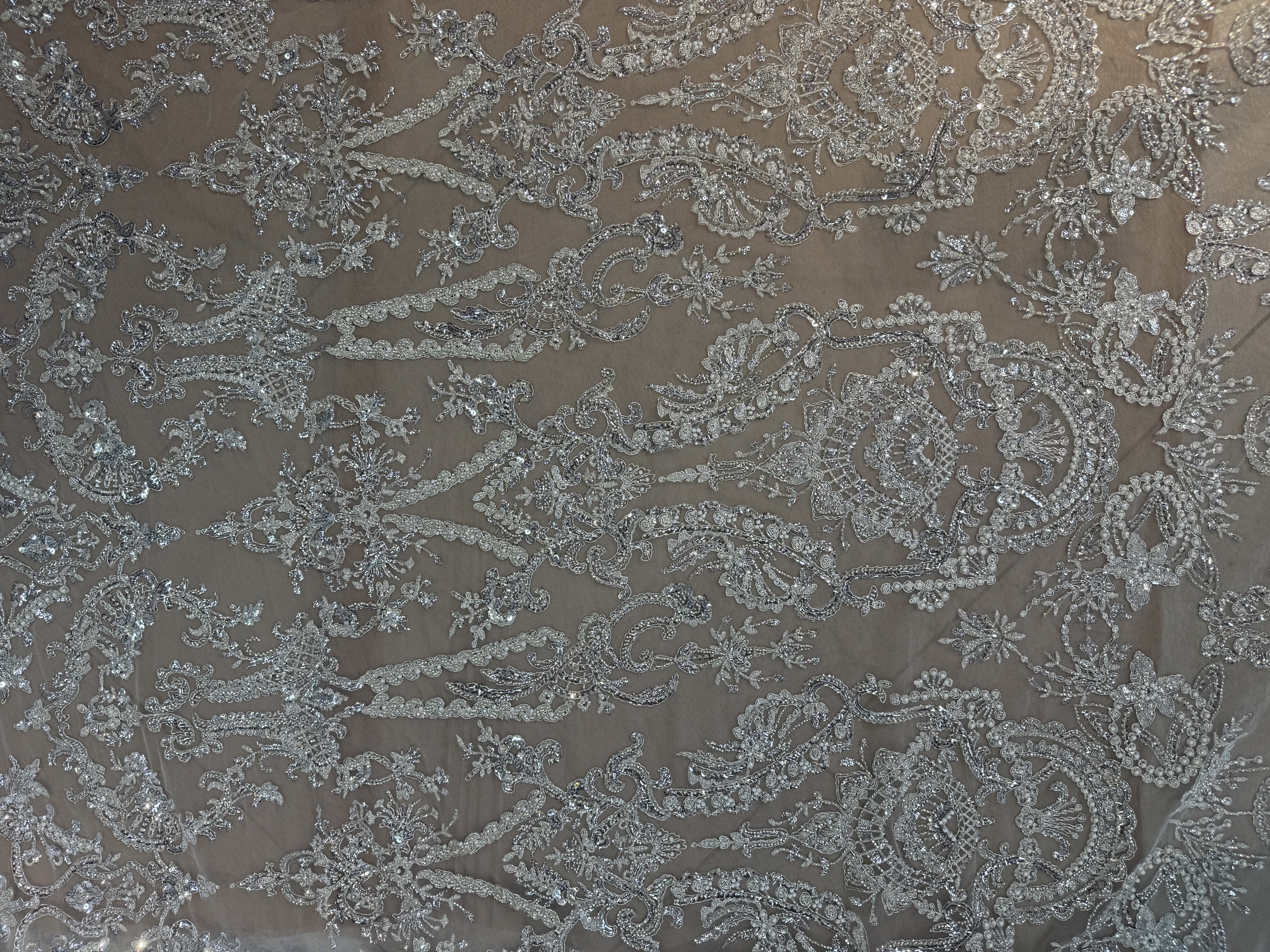 Embroidered Lace Fabric