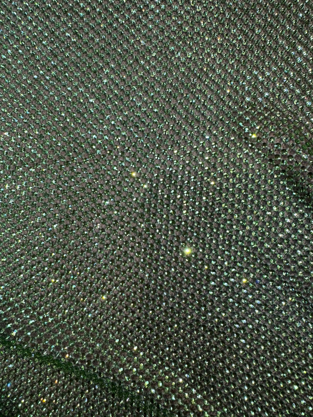 Rhinestone Mesh Fabric