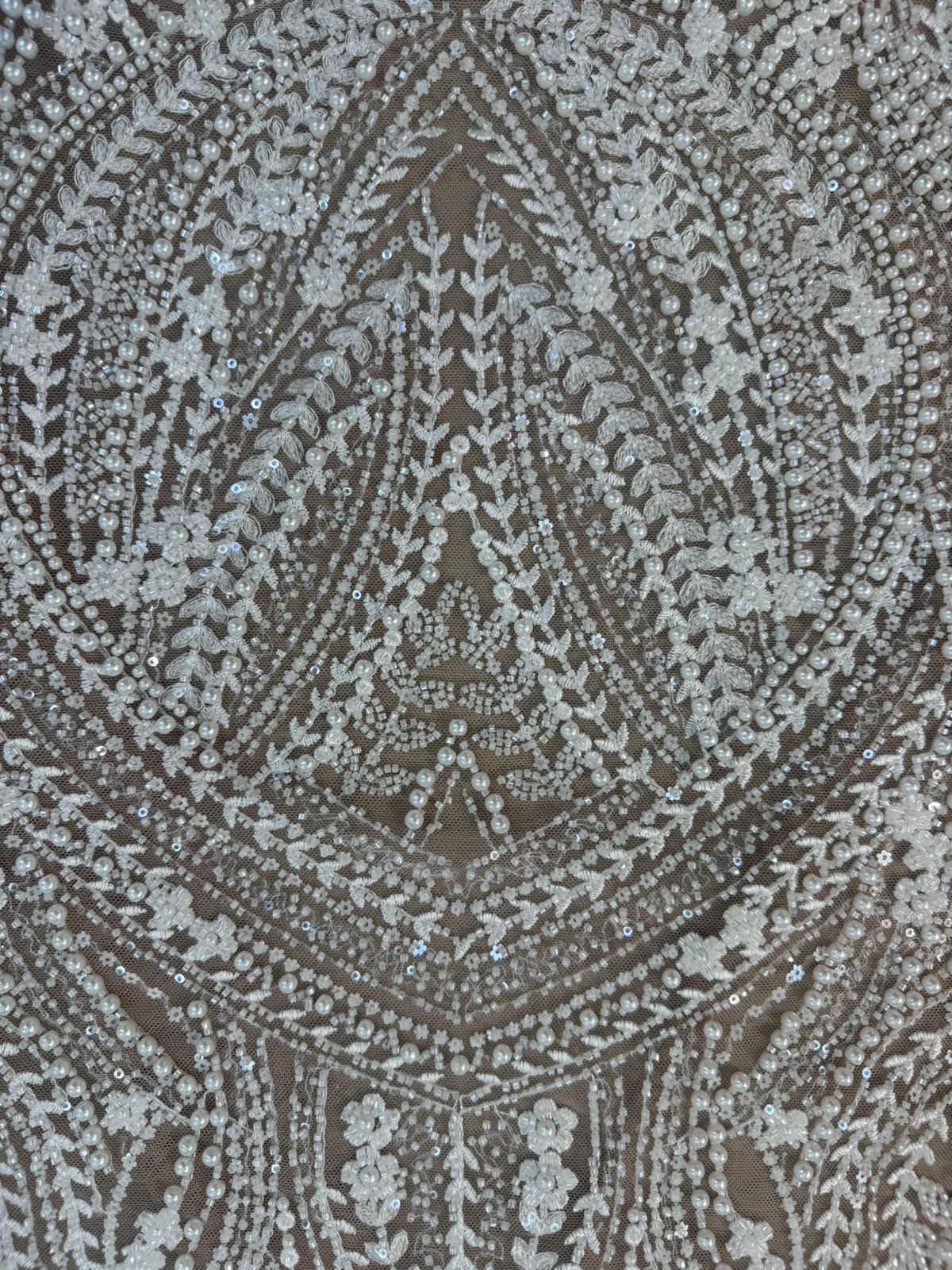 Decorative White Lace Fabric