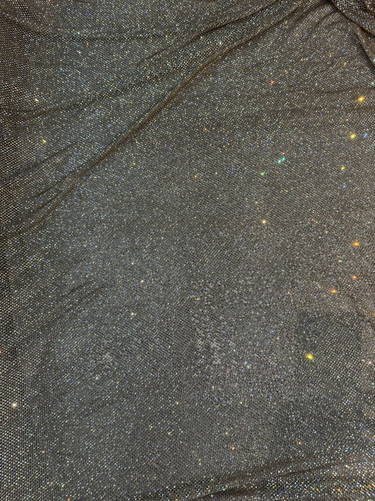 Rhinestone Mesh Fabric