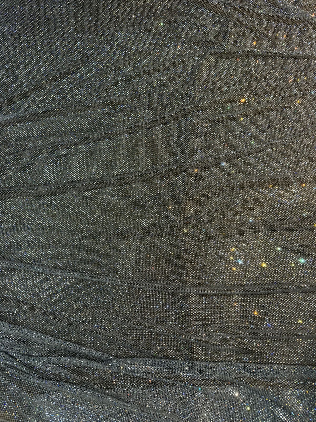 Rhinestone Mesh Fabric