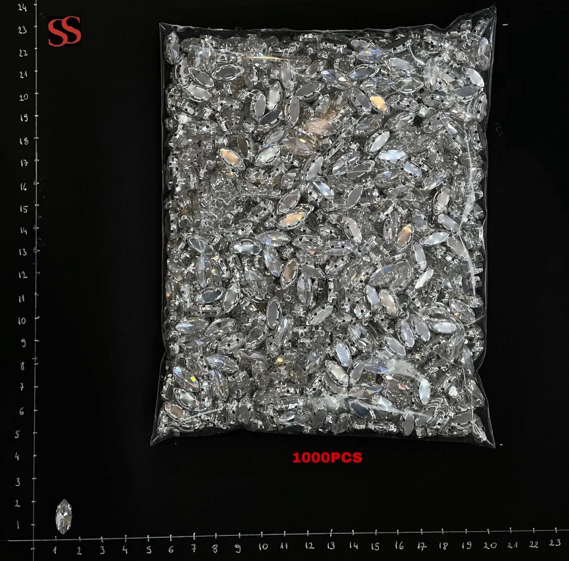 Marquise Cut Rhinestones