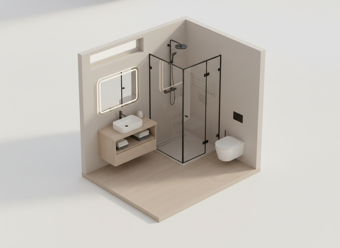 Reforma refúgio zen - Pacote básico - Apto de 31 até 59 m²