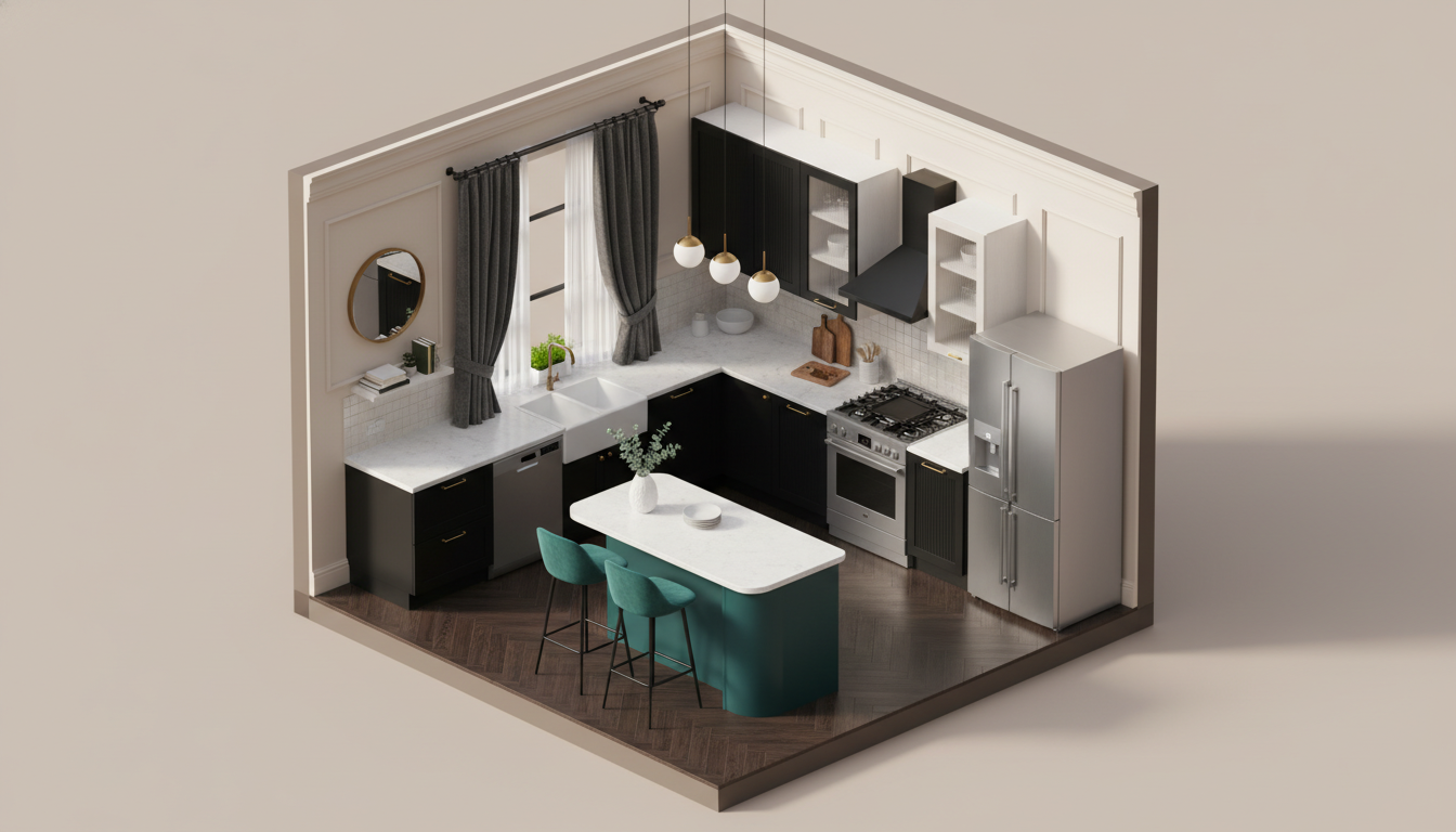 Reforma  Glam -  Pacote executivo - Apto até 30 m²