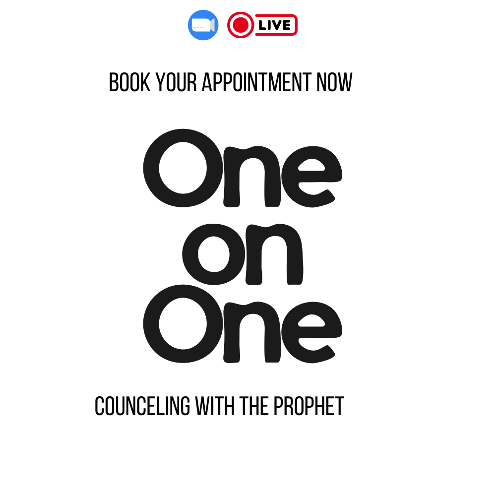 Prophetic counceling 1on1