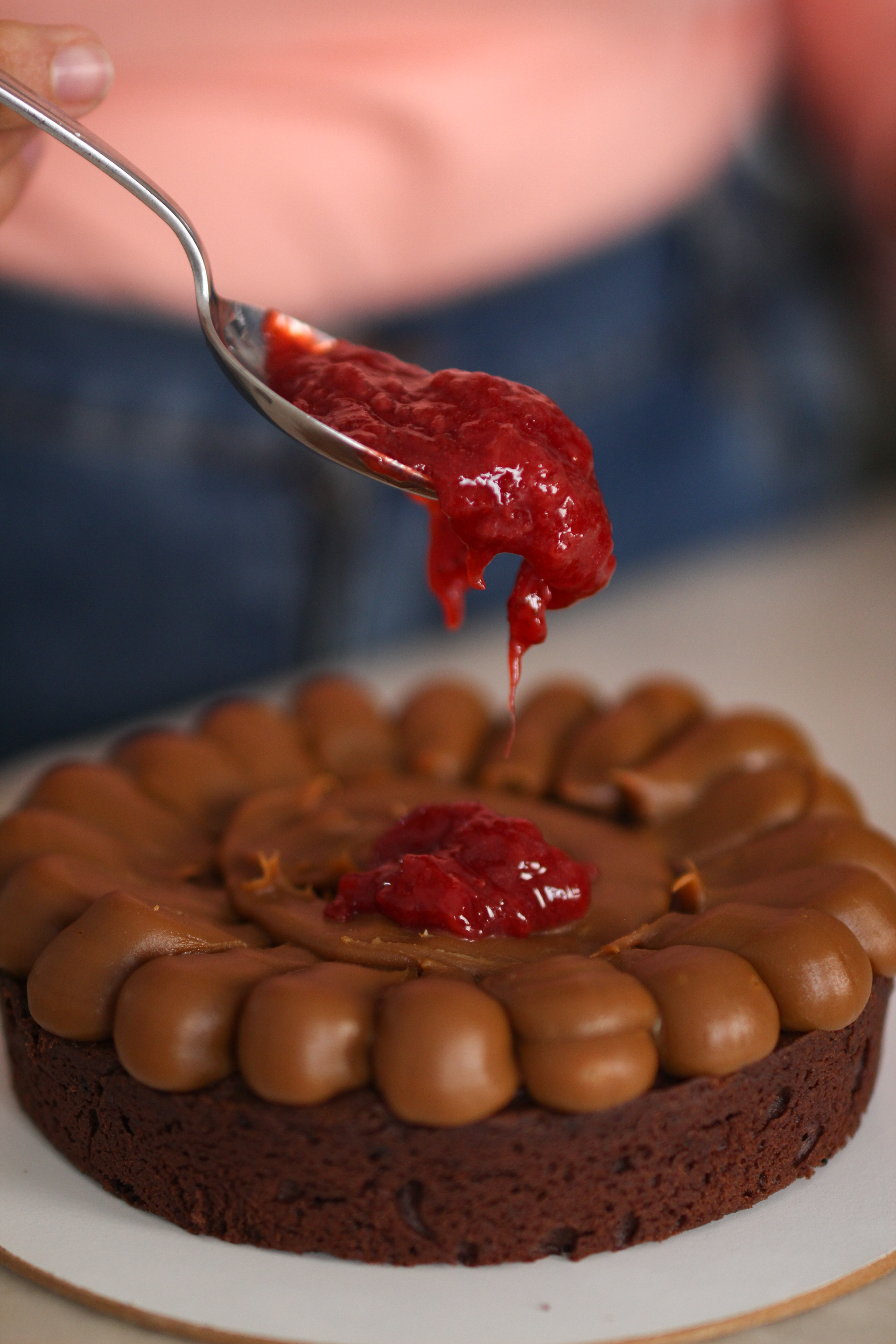Brownie de Frutilla y Arándano