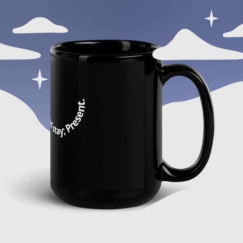 Black Glossy Mug