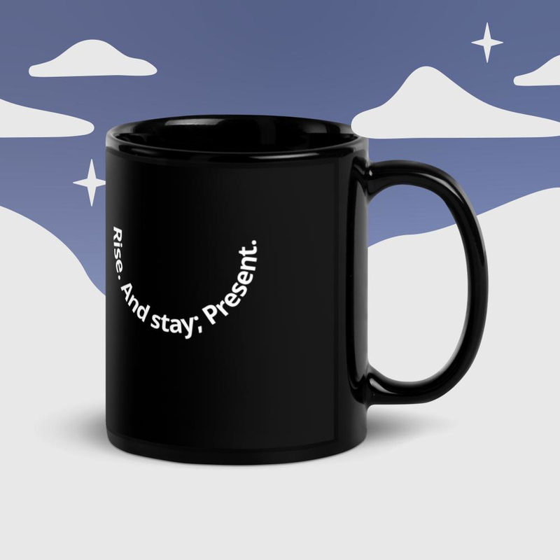 Black Glossy Mug
