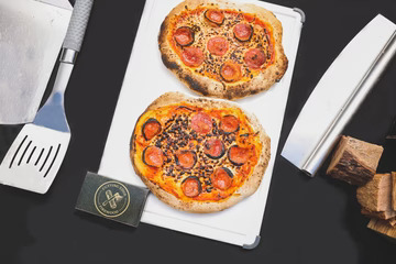 Pizza Cut Cooking Wood Box