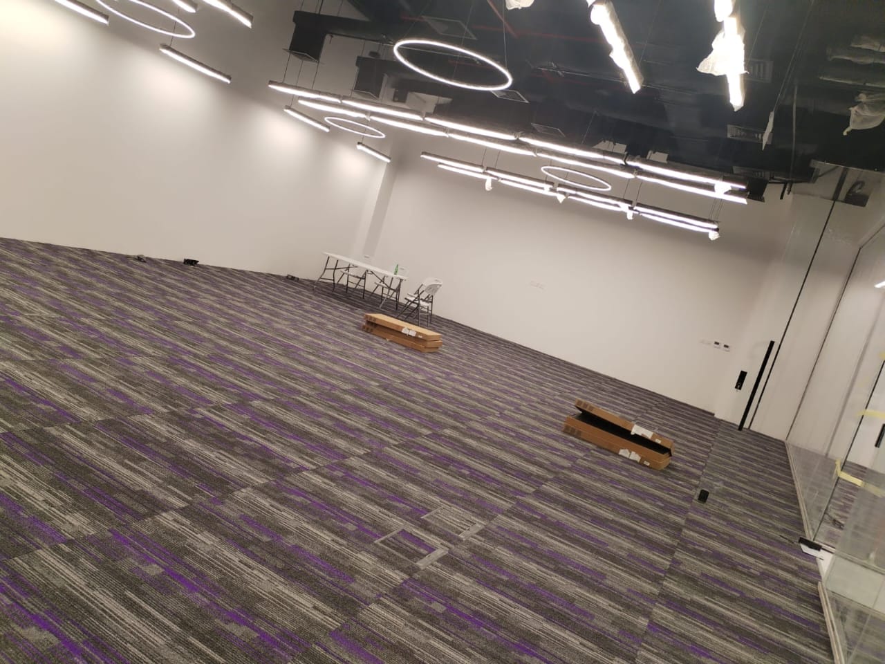 کارپیٹڈ آفس ہال