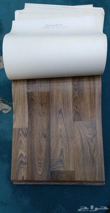 مشمع أرضيات خشبي