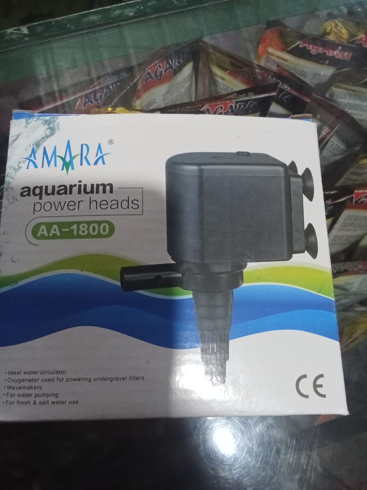 Kepala Power Akuarium Amara AA-1800