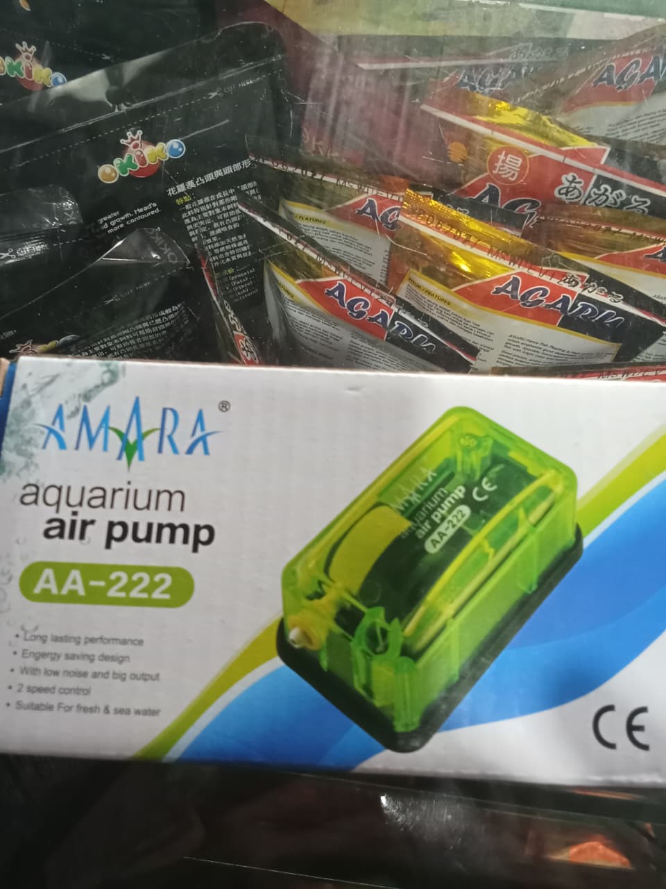 Pompa Udara Akuarium AMARA AA-222