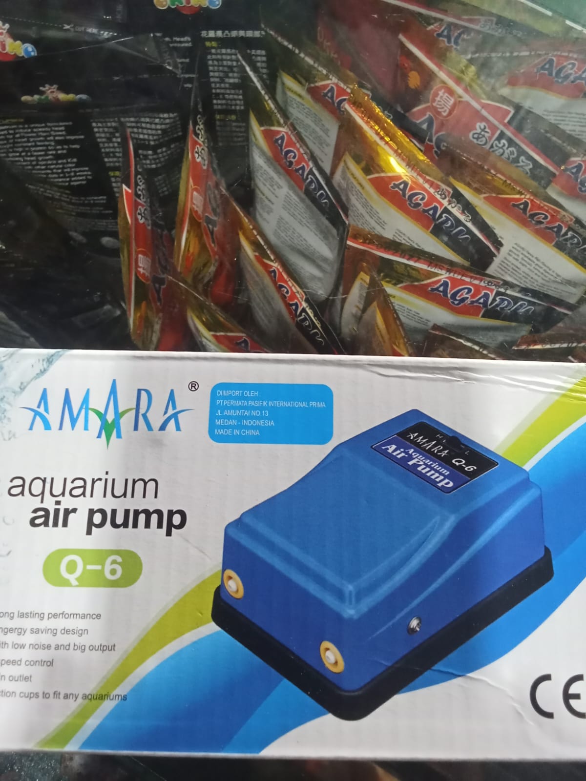 Pompa Udara Akuarium AMARA Q-6