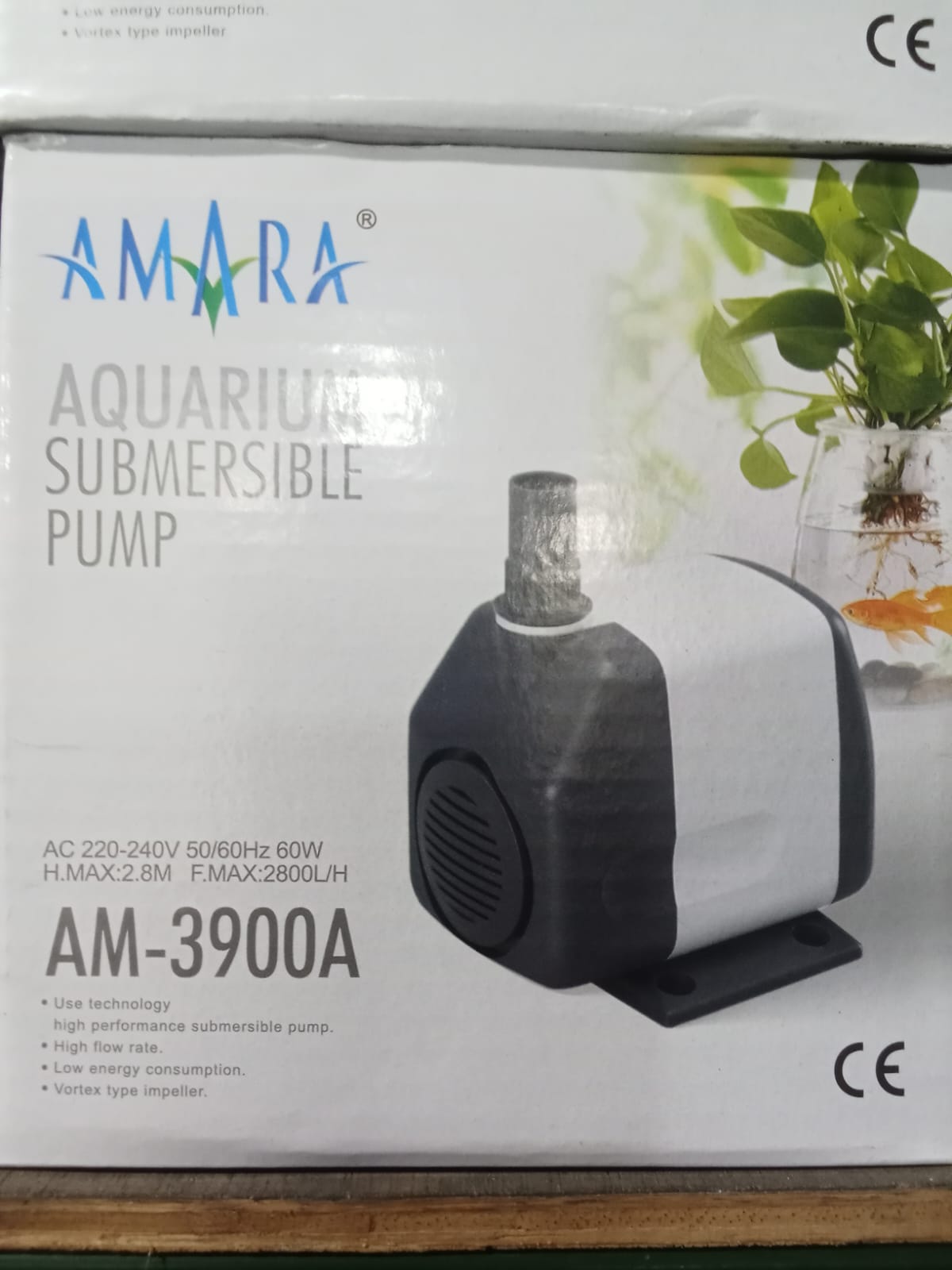 Pompa Submersible Akuarium AMARA AM-3900A
