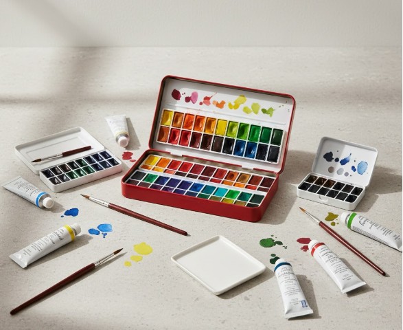 Professional Watercolor Paint Set