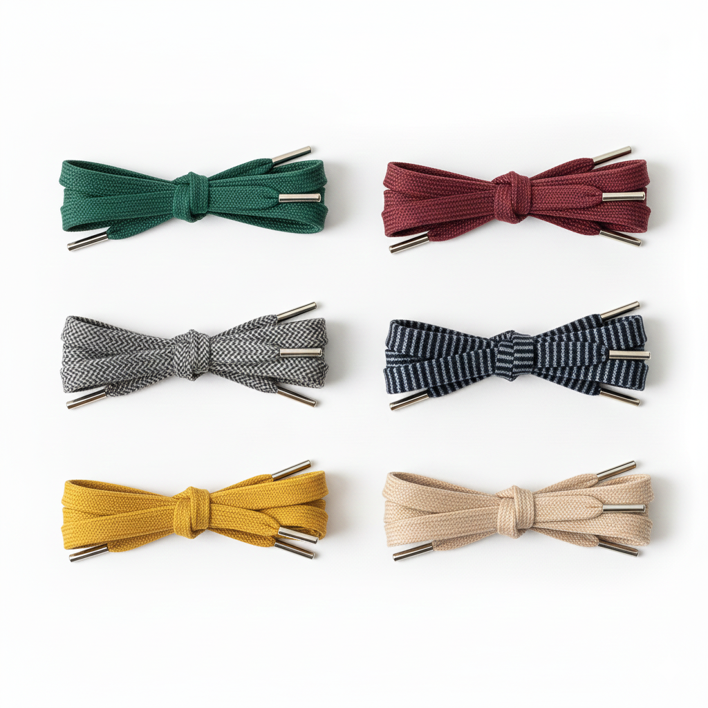 Colorful Bow Shoelace Set