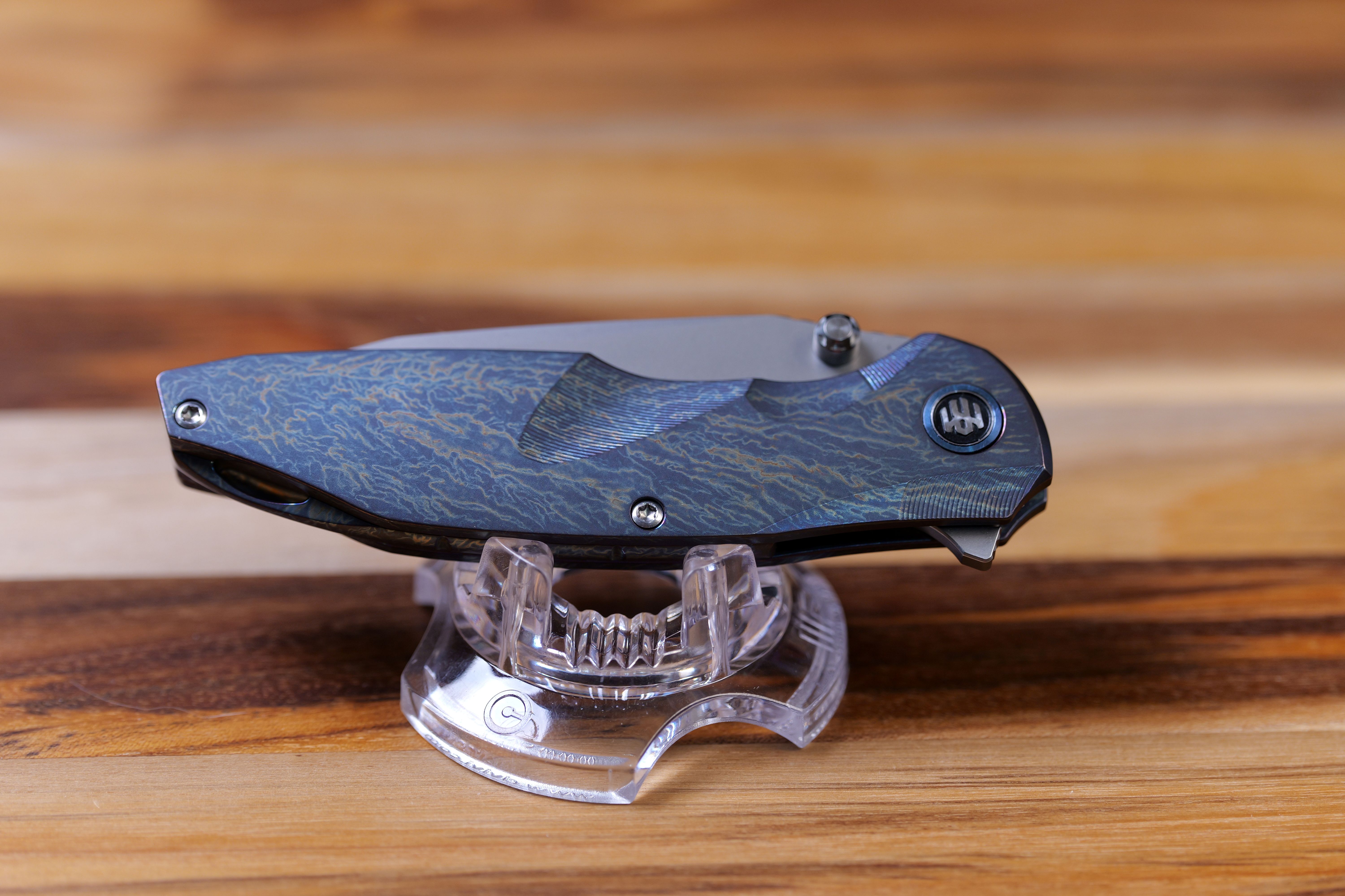 REMETTE RT-Cool Whale Knife M390 Blade Titanium Handle