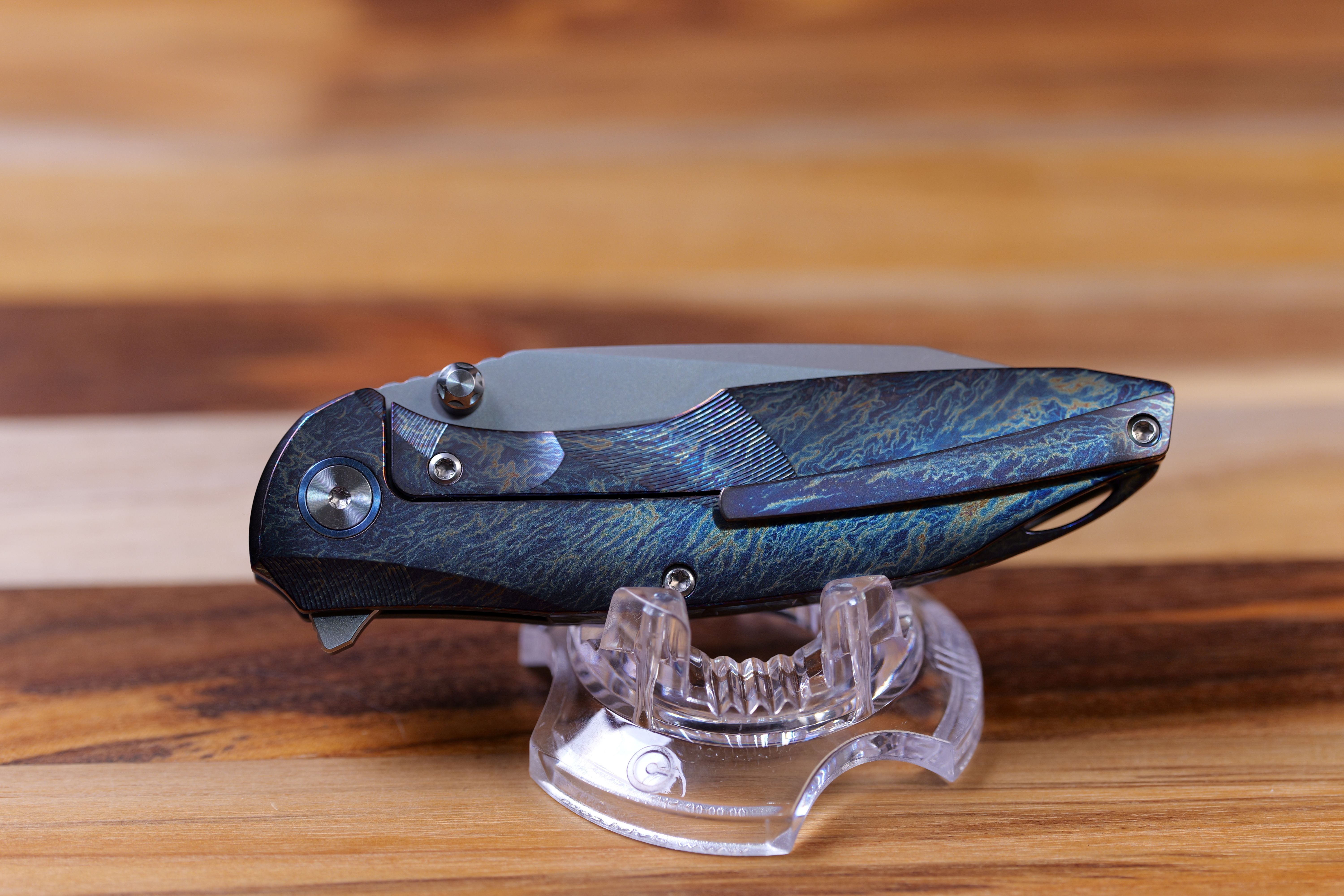 REMETTE RT-Cool Whale Knife M390 Blade Titanium Handle