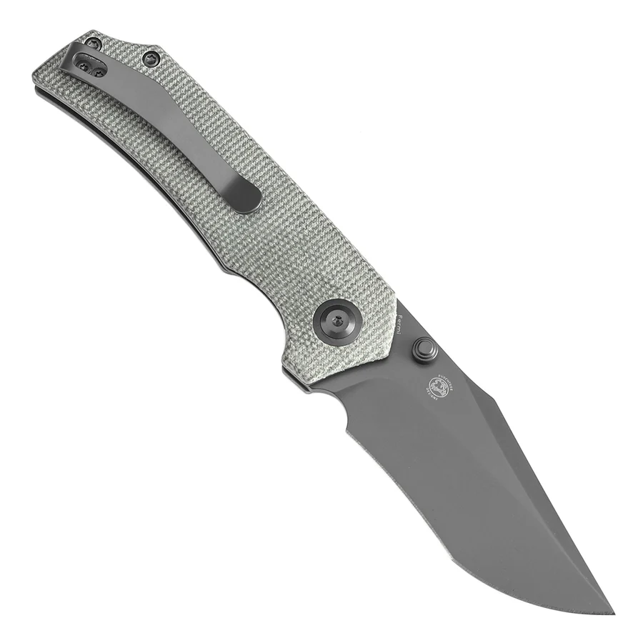 Tenable Fermi Folding Knife  (3.11'' Grey TiCn Coated 14C28N Blade) 