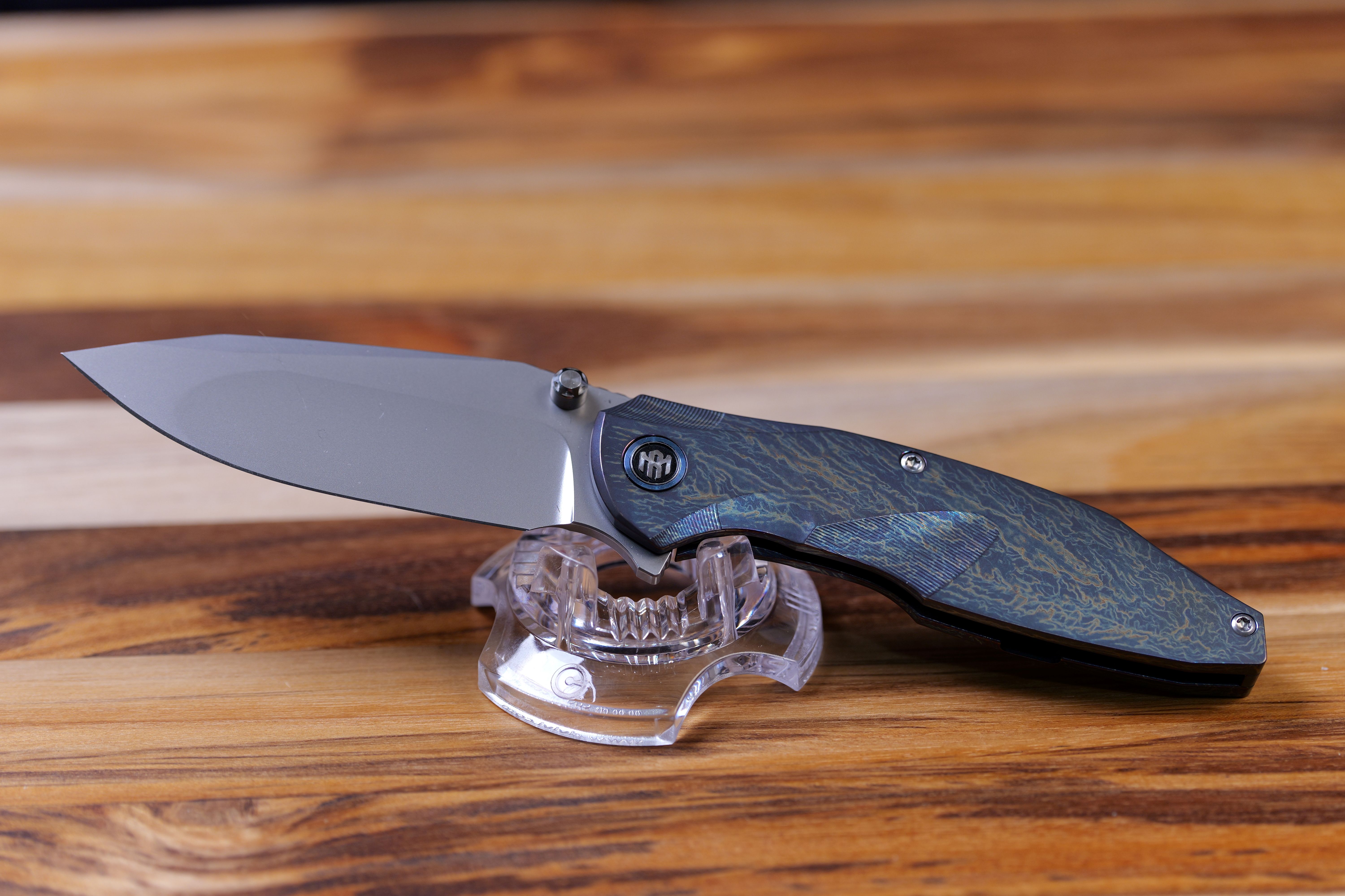 REMETTE RT-Cool Whale Knife M390 Blade Titanium Handle