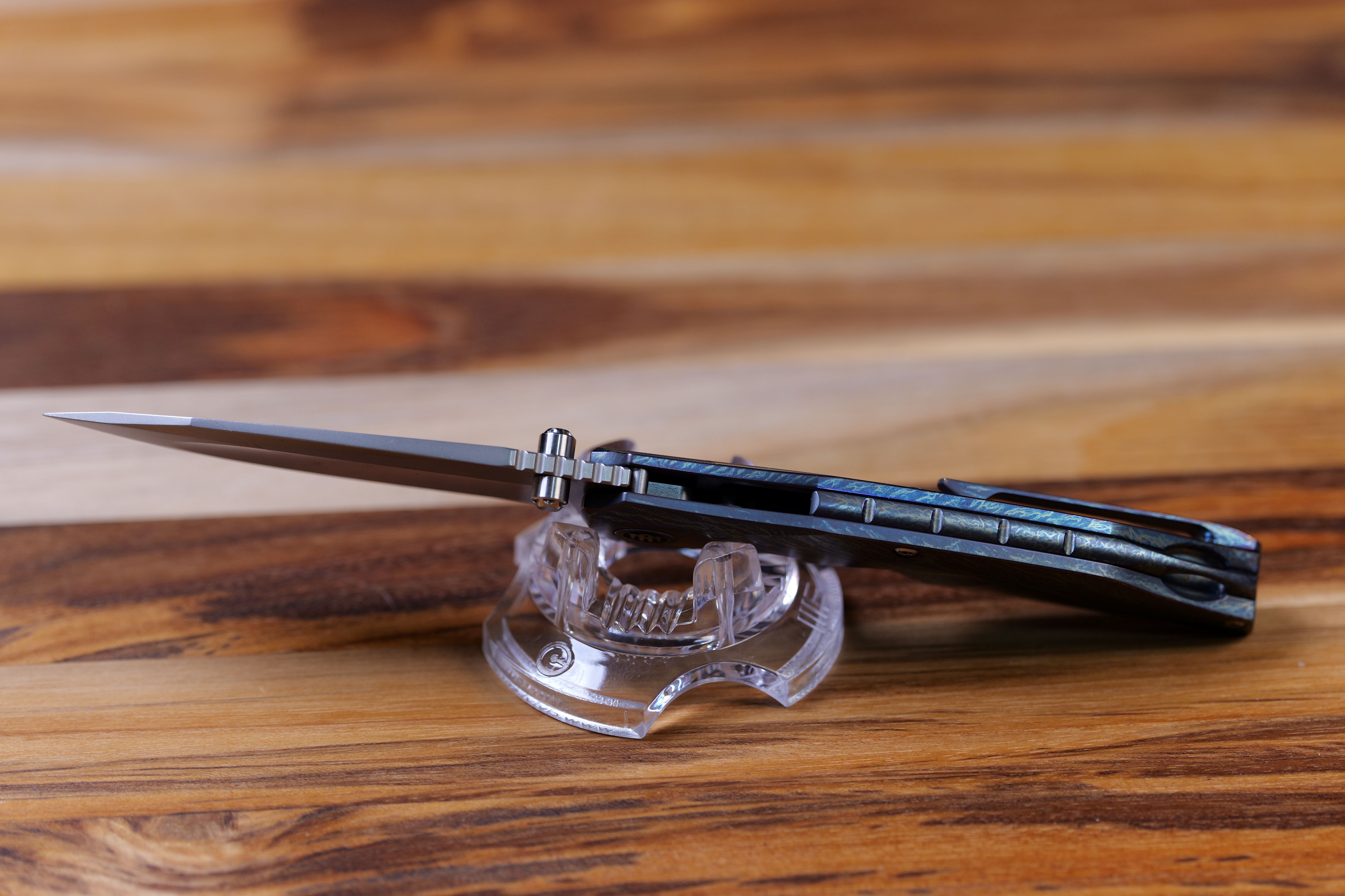 REMETTE RT-Cool Whale Knife M390 Blade Titanium Handle