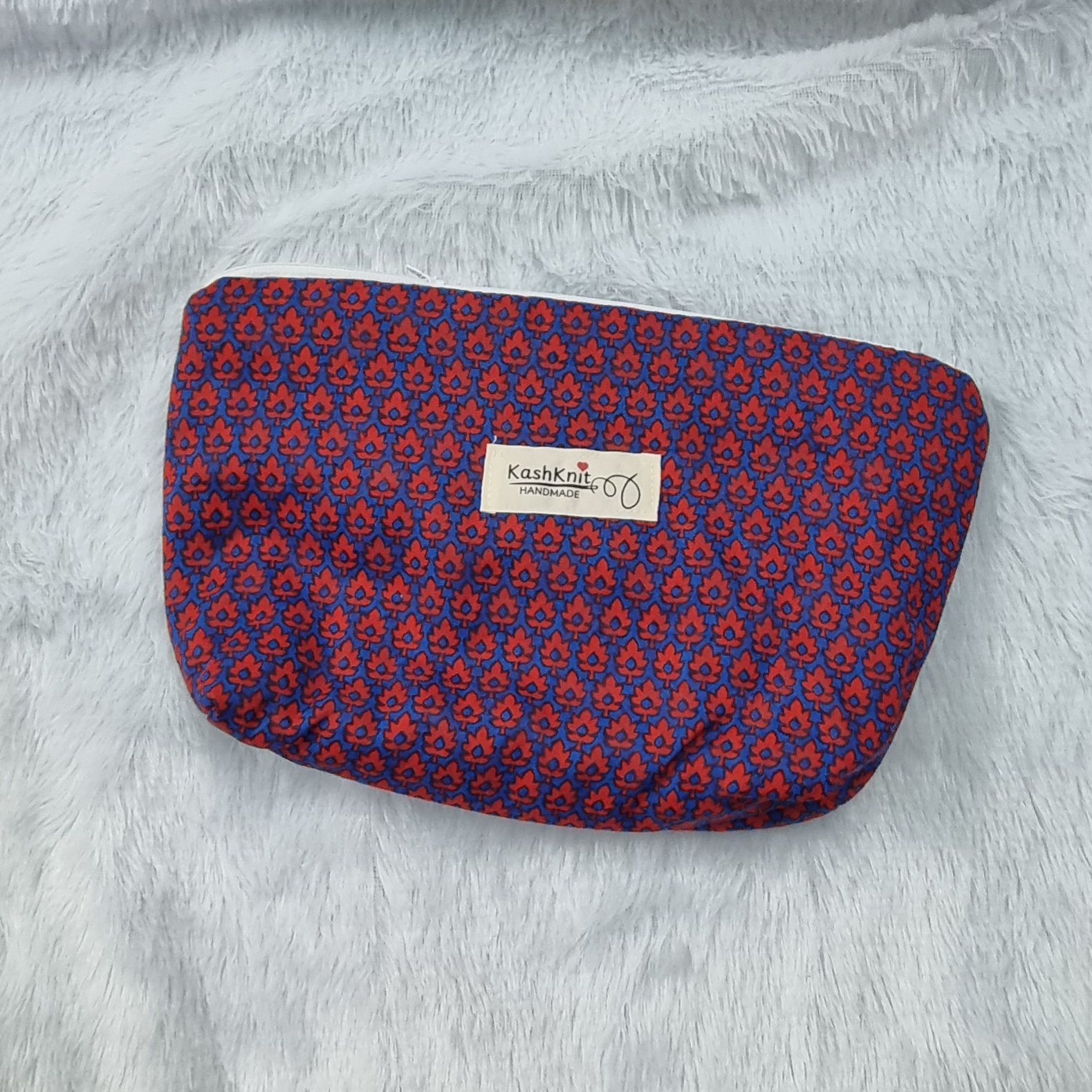 Hand Printed Fabric Pouch