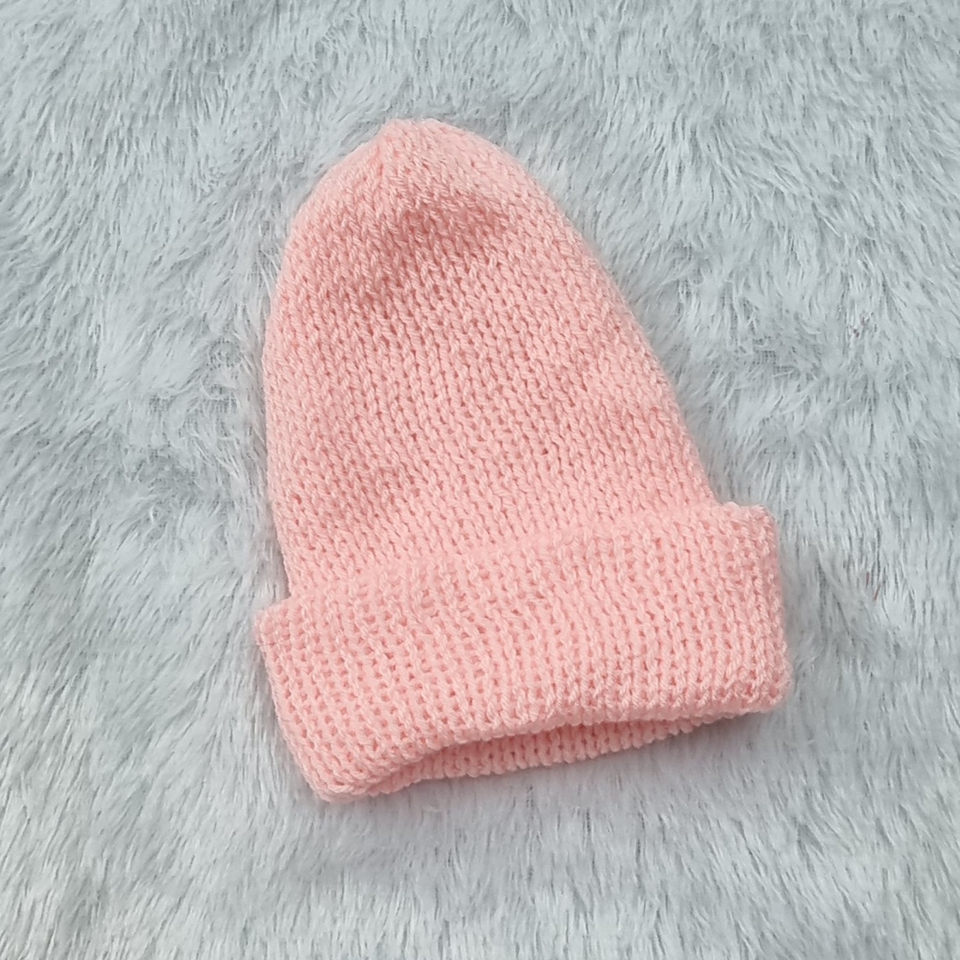Pink Knitted Beanie