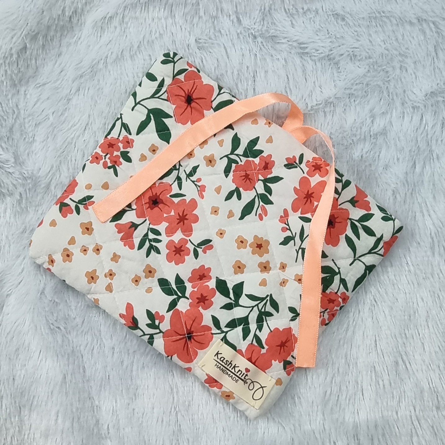 Floral Fabric Book Cover